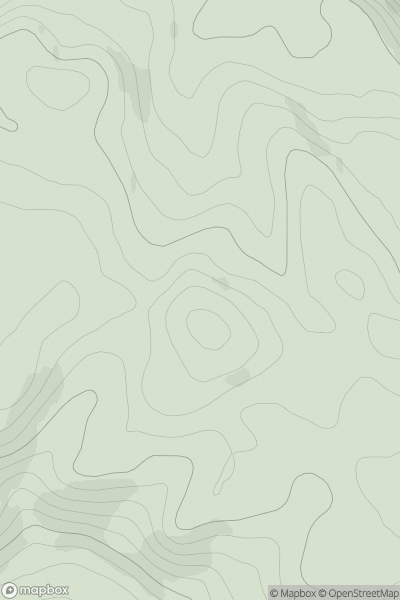 Thumbnail image for Cnoc nan Gobhar [Oban to Loch Fyne] showing contour plot for surrounding peak